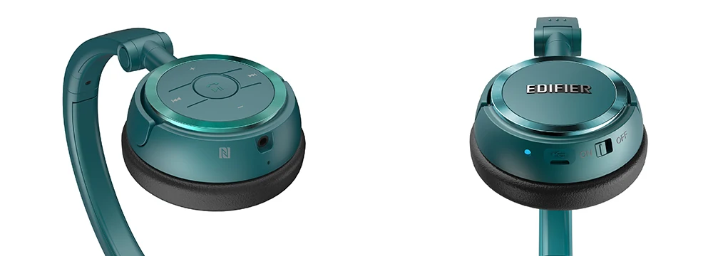 EDIFIER W675BT Bluetooth наушники HIFI на ухо Автоматическое шумоподавление Bluetooth 4,1 гарнитура с микрофоном NFC Двойная модель