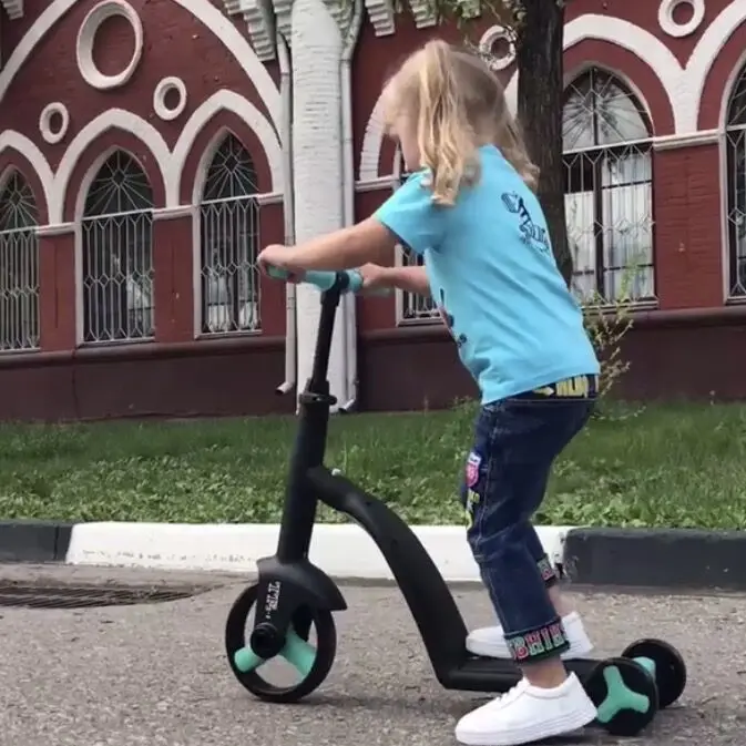 3 в 1 Детские скутеры трехколесный велосипед для детей 6 лет Детская беговая