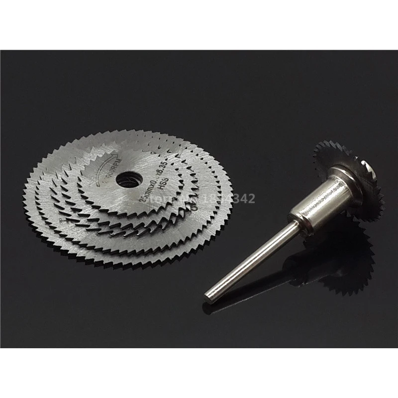 7 шт. вращающиеся инструменты из быстрорежущей стали мини дисковые режущие диски