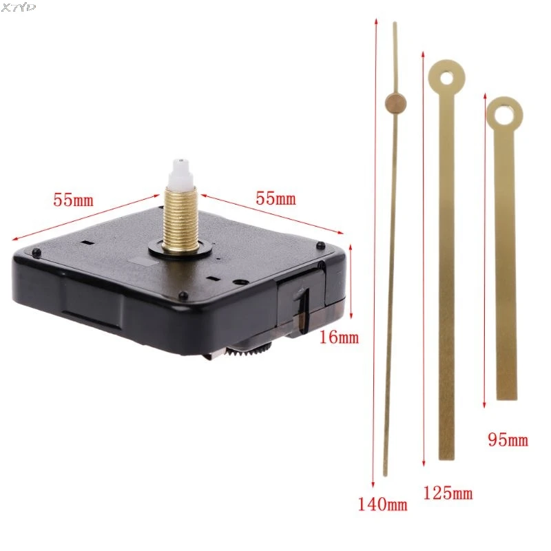 Механизм механизма кварцевых часов инструменты для ремонта стен бесшумный набор