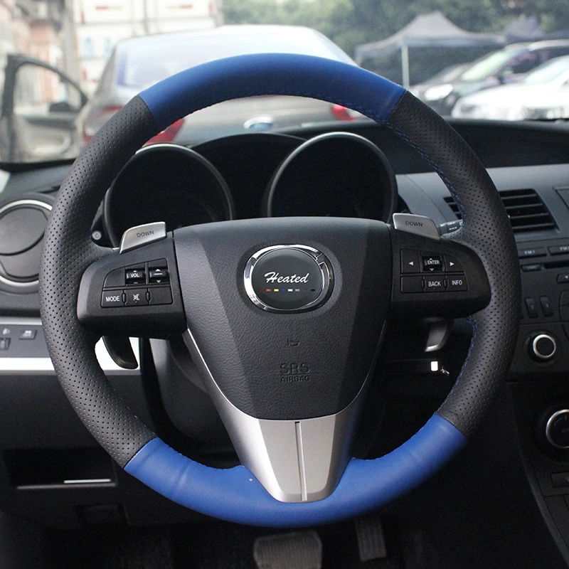Оплетка на руль для Mazda 3 Axela 2008-2013 Mazda CX-7 CX7 2010- Mazda 5 2011-2013 для Mazda 6 GH