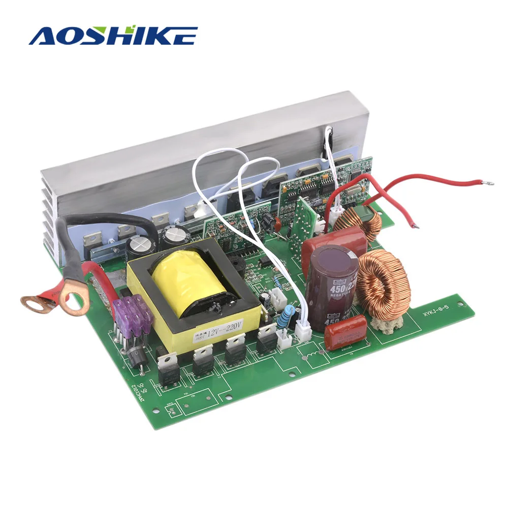 AOSHIKE 1 шт. чистая Синусоидальная волна инвертор солнечный повышающий преобразователь 12 В To220V 800 Вт Мощность инвертор частоты приводов основная плата пластина комплект
