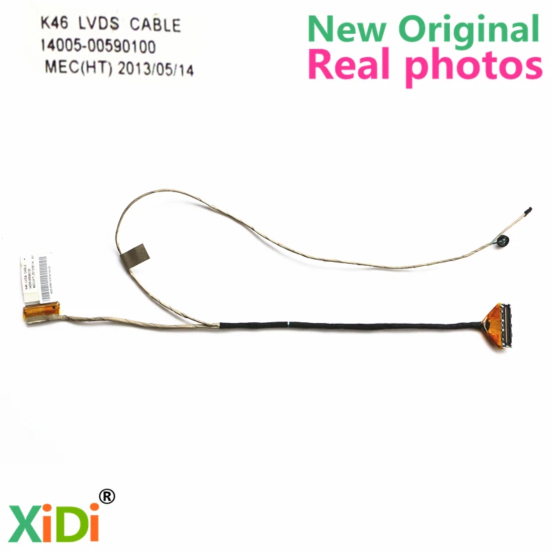 Новый кабель LVDS ДЛЯ ASUS K46 K46C K46CM A46C S46C S46E E46C R405C светодиодный ЖК 14005 00590100|cable material|cable