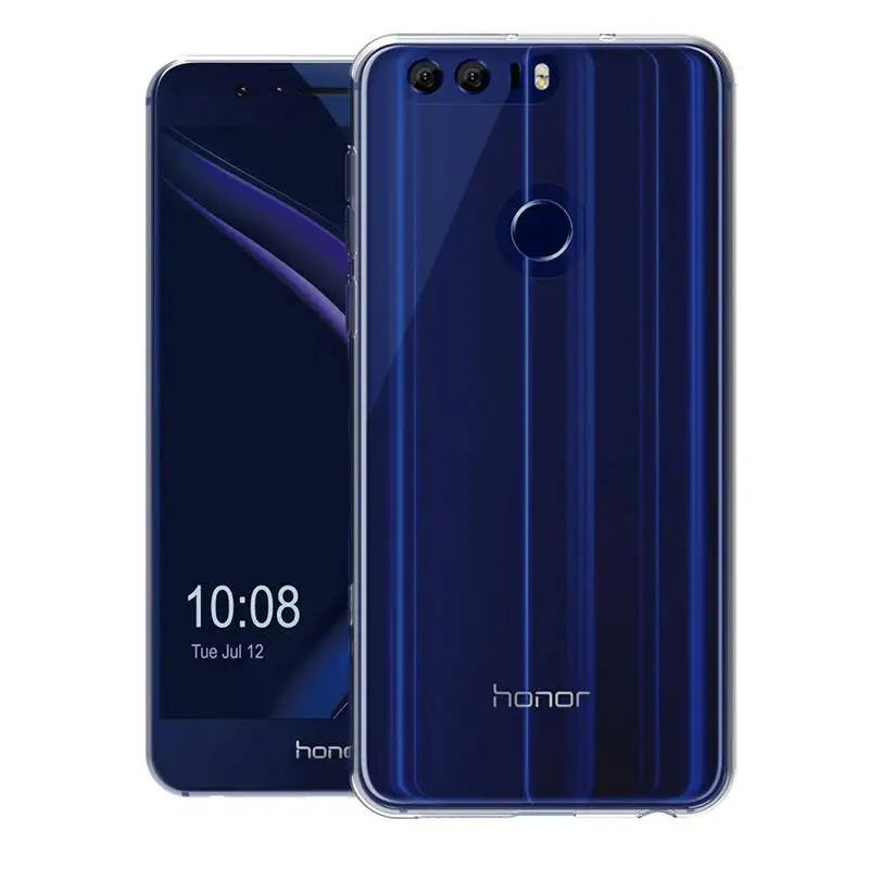 Чехол для Honor 8 FRD-L19 чехол Huawei силиконовый мягкий прозрачный телефона из ТПУ FRD-L09 5 2