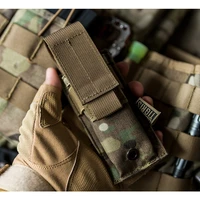 onetigris molle single pistol mag pouch 1000d nylon glock magazine waist belt multi tool pouch flashlight holster