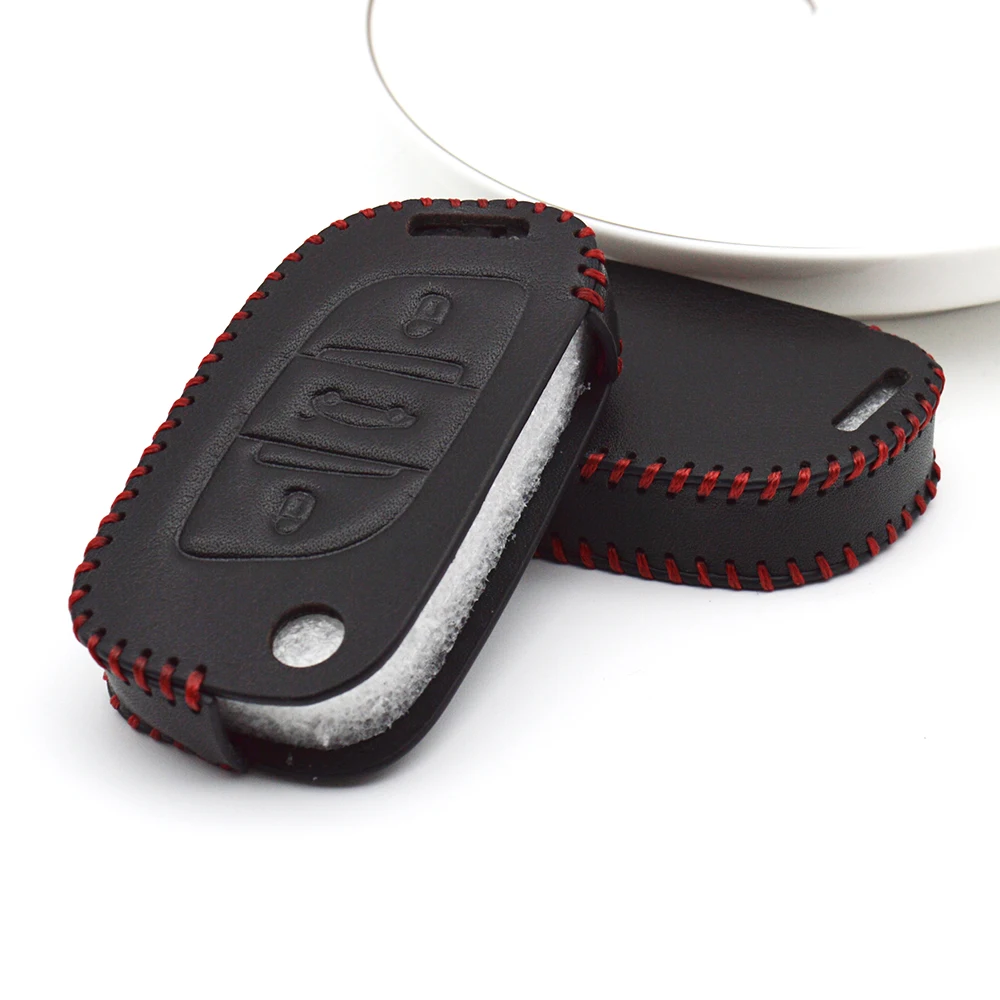 Кожаный чехол для смарт ключей Citroen Jumpy C1 C4 Cactus C5 Xsara C3 Picasso C8 c4L Berlingo Ds5 Ds3 Saxo|smart key