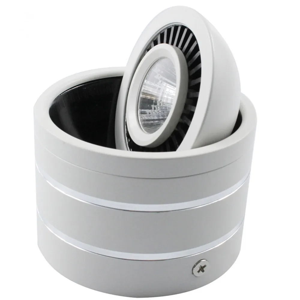 Приглушаемый светодиодный потолочный светильник с COB матрицей 3 Вт 5 7 15 вращение