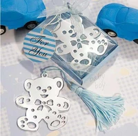 10pcs teddy bear bookmark home party favor baby shower party favors gift baby shower souvenir wedding souvenirs