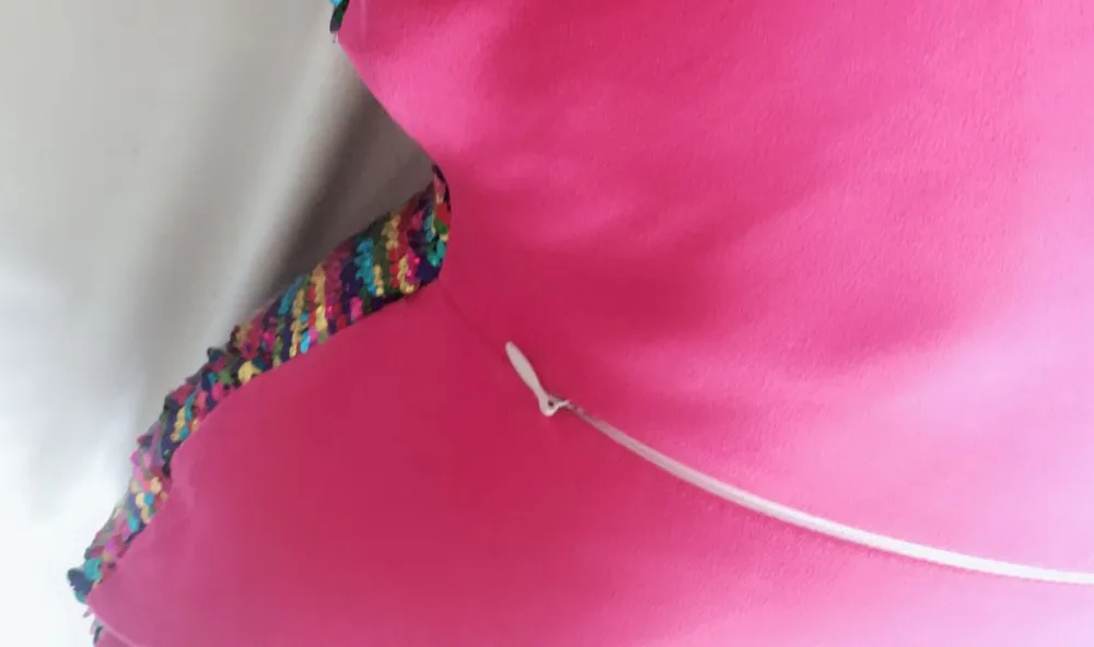 Сердце Форма Sequin Подушка Чехол Русалка диванная подушка крышка, сделай сам, блестящие Двусторонняя Подушка Чехол Цвет изменение подушки Чехол Лидер продаж