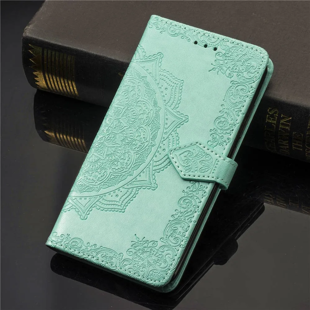Mint Green Кожаный флип-чехол-бумажник для Xiao mi Red mi 6A 5A 5 Plus mi A2 Lite для Xiao mi Red mi 6A чехол Red mi Note 5 6 Pro 5 Plus Note 6 Pro - Цвет: Mint Green