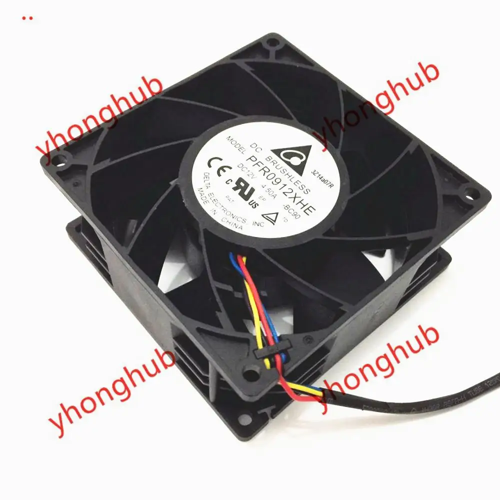 Вентилятор для охлаждения сервера Delta Electronics PFR0912XHE BC90 12 В постоянного тока 4 50 А
