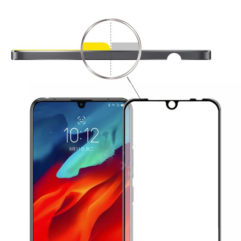 3D закаленное стекло для Lenovo Z6 Pro L78051 полное покрытие экрана Защитная пленка |