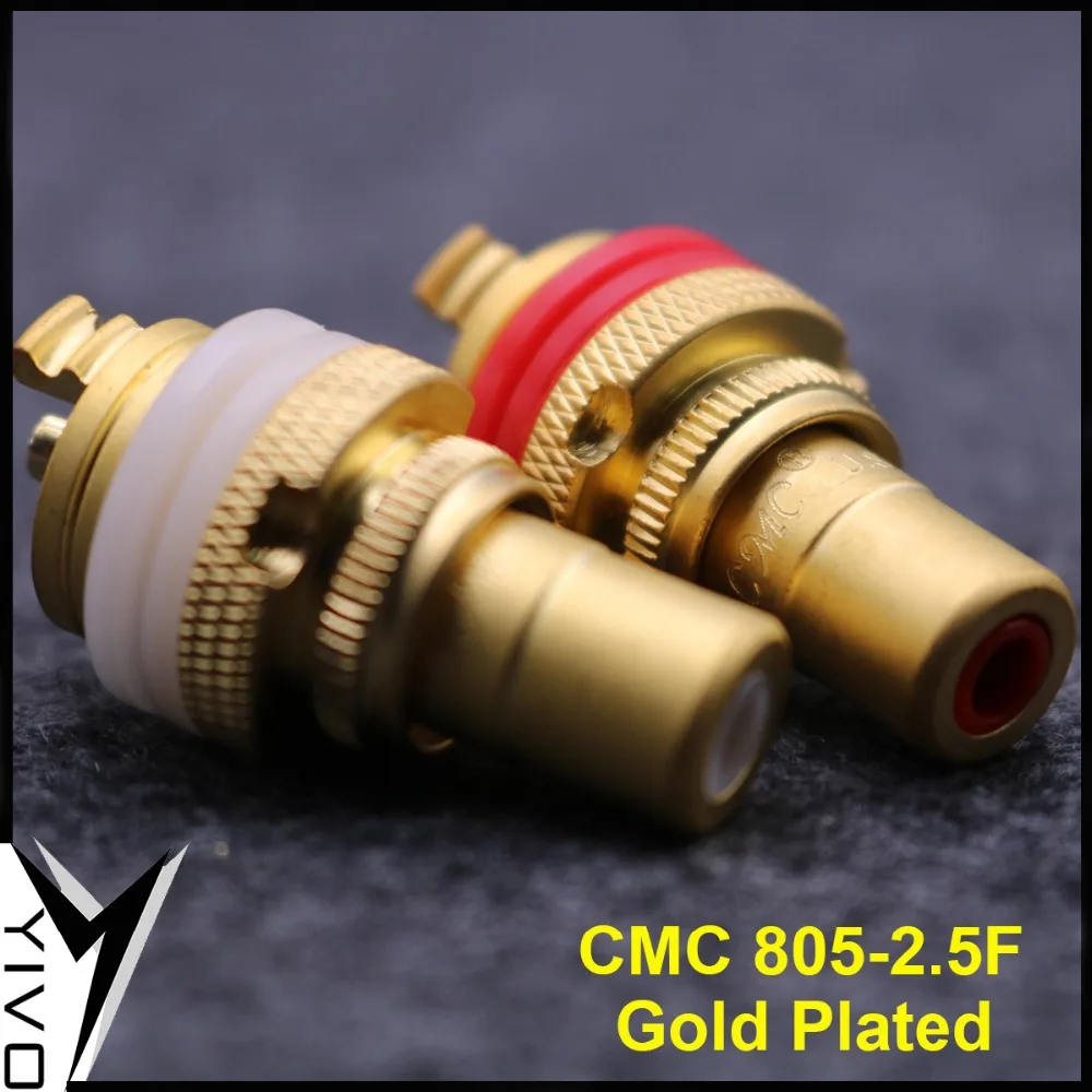 8 шт. YIVO Hi-end HIFI XSSH позолоченный гнездовой RCA шасси разъем мм аудио электрические
