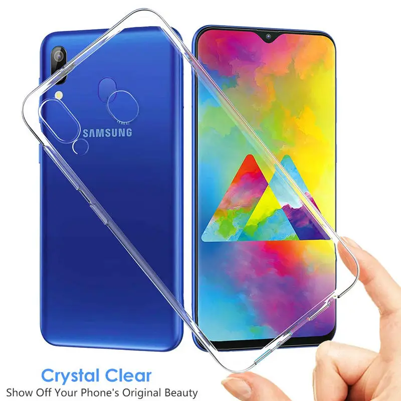 Для Samsung Galaxy A40 силиконовый прозрачный Футляр TPU чехол для телефона A405 A405F A10 A20 A30 A50