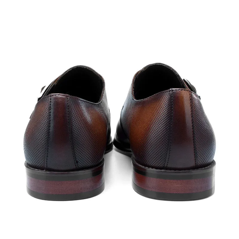 Лидер продаж коричневые/черные деловые туфли мужские для выпускного вечера