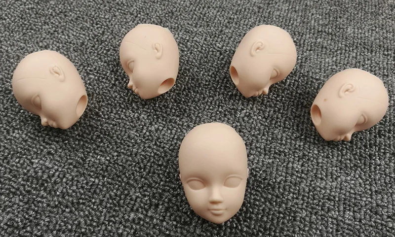 1/6 BJD куклы голова мини резиновой головкой Аксессуары для куклы игрушки BJD аксессуары манекен головы куклы рис Вариант 5 шт./пакет