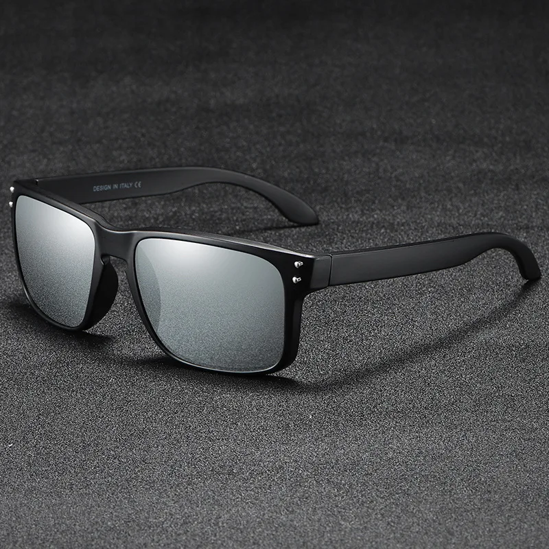 Мужские поляризационные солнцезащитные очки KDEAM брендовые Модные квадратной