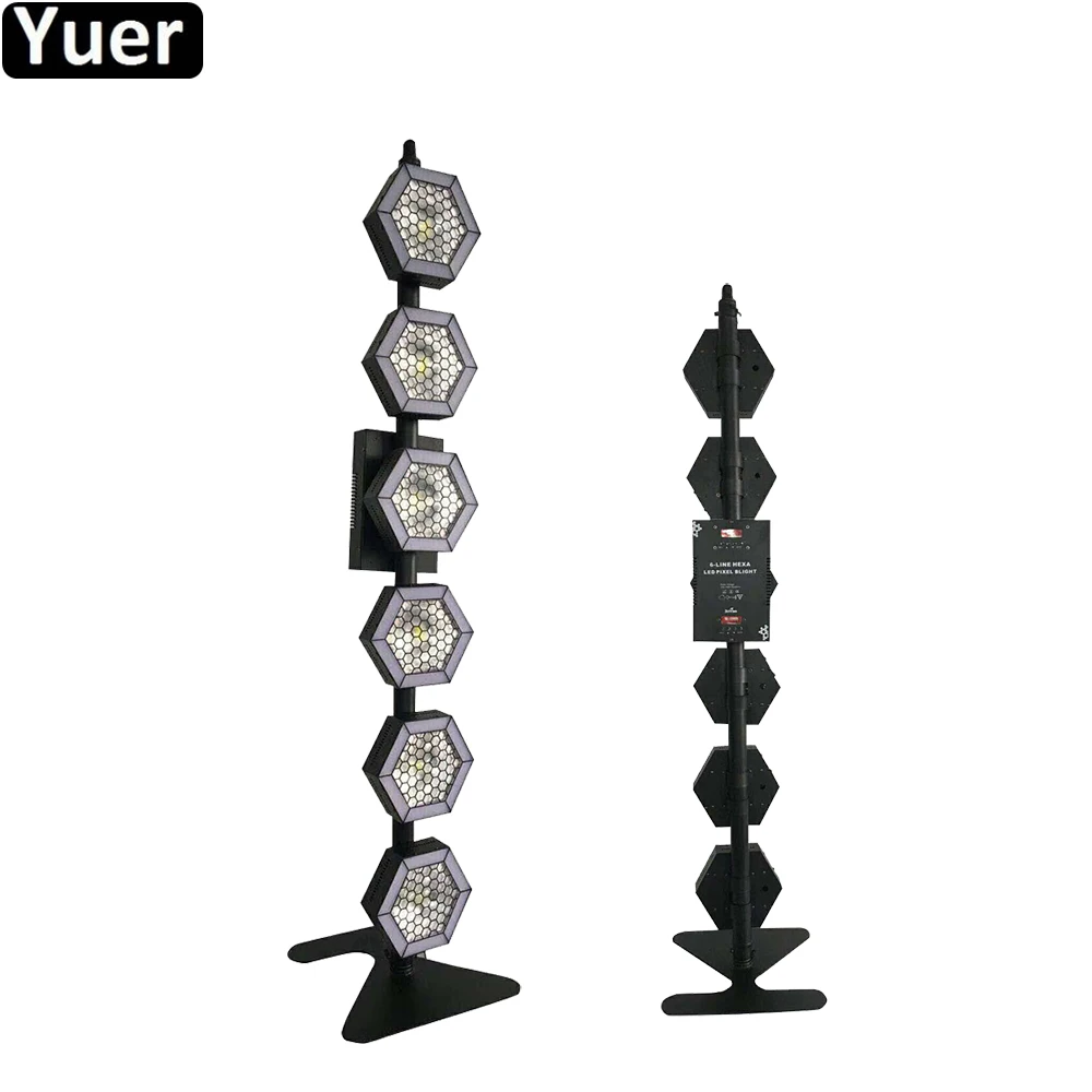 2019 New Square LED Gentlemen Retro Star Lamp COB Beads 6X100W Warm White / Cold Music Light For Disco DJ Stage | Лампы и освещение