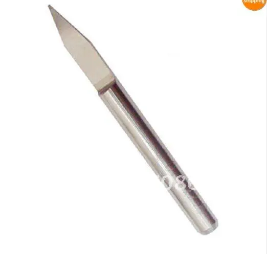 

10pcs/lot V Shape flat bottom Carbide PCB Engraving Bits CNC Router Tool 30 Degree 0.6mm