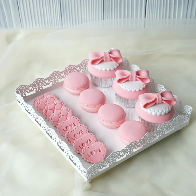 Искусственные помадка пирожные поддельные десерт Розовая модель глина