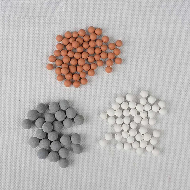 all 3 ball 50g Сменные насадки для душа, шарики, фильтр для воды, очистка энергии, анион, минерализованные отрицательные ионы, керамические шарики, аксессуары для ванной комнаты - Цвет: all 3 ball 50g
