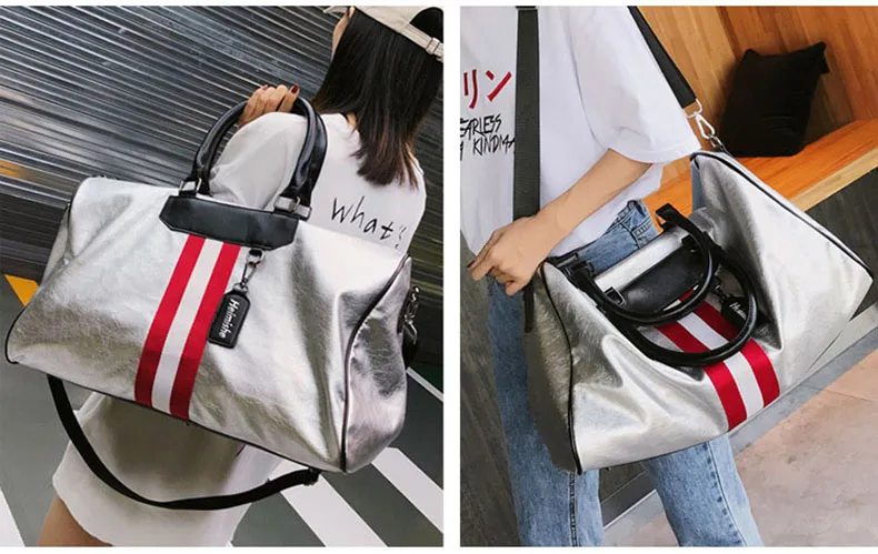 Сумка для йоги, фитнеса, спортзала, sac de, спортивные кожаные сумки, сумки для женщин, обувь Tas, для путешествий, водонепроницаемая, для багажа, Gymtas bolso Laser XA592WA