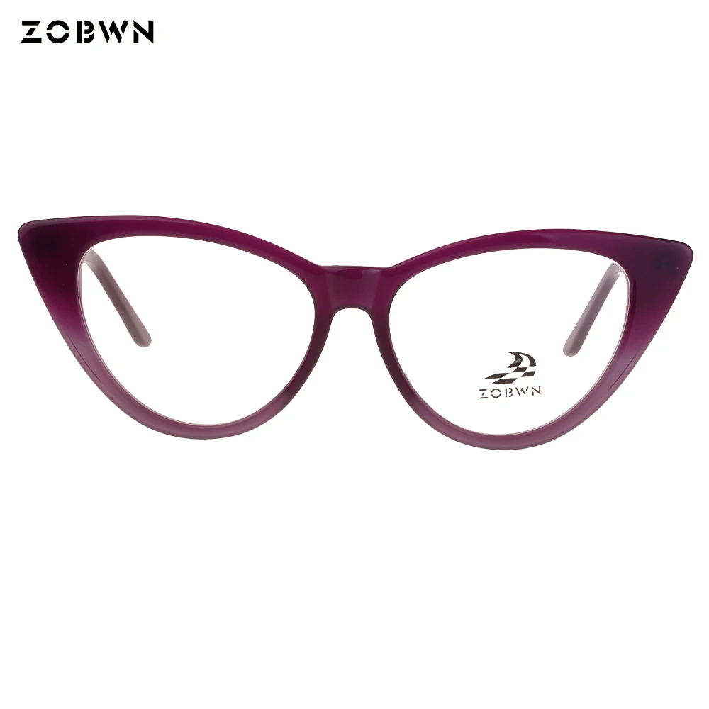 ZOBWN кошачий глаз очки женские traval gafas модные стеклянные женские очки Рамка Lunettes armacao очки de grau feminino