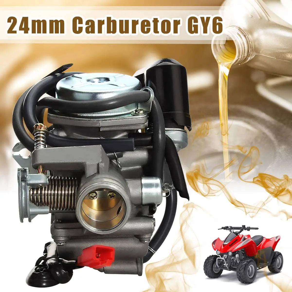 1 шт. авто мотоцикл Скутер Carb четырехтактный карбюратор 110cc 125CC 150CC GY6 ATV Go Kart Roketa Taotao диаметр 24 мм для Yamaha