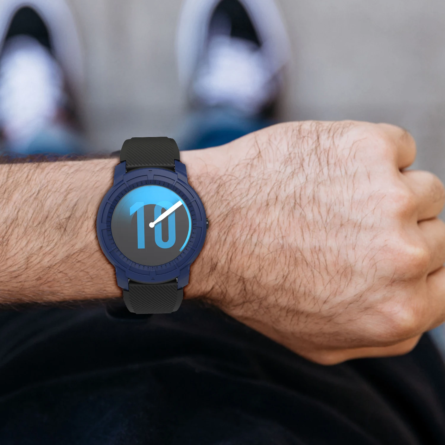 Чехол бампер SIKAI для Ticwatch E2 с защитой от царапин защитный чехол TicWatch защита экрана