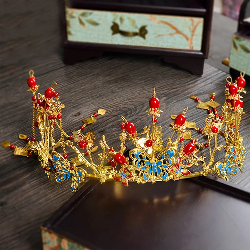 Классический китайский Восточный свадебный аксессуар для волос ювелирные