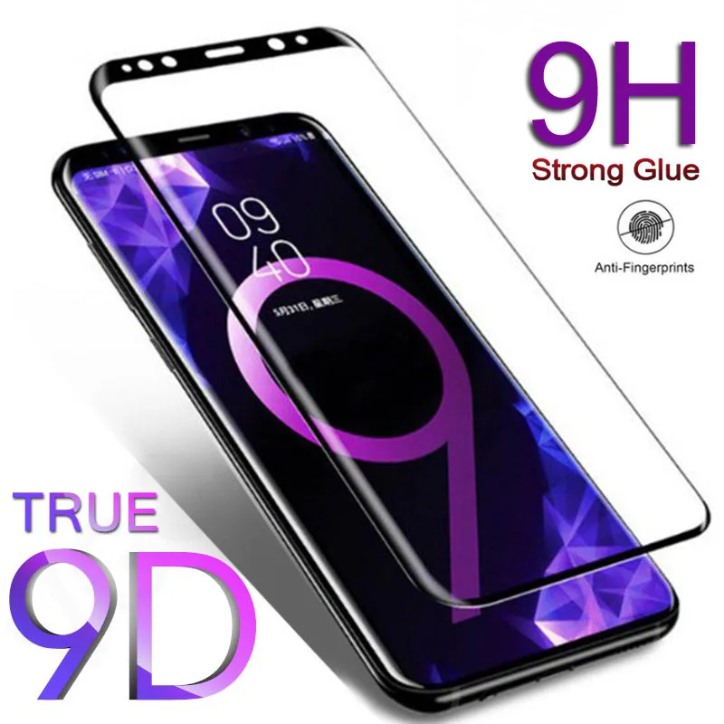 9D изогнутое закаленное стекло для samsung Galaxy S9 S8 S7 Edge S8 S9 Plus Note 8 9 Защитная пленка для экрана