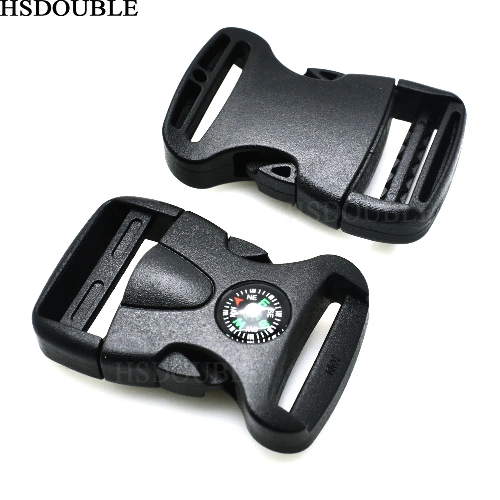 

1"(25mm) Plastic Side Release Buckle With Compass For Backpack Camping Bag