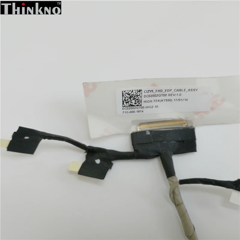 Новый оригинальный ЖК-кабель LVDS для Lenovo YOGA 720-15IKB 720-15ISK Yoga720 15 CIZY5 2K FHD DC02002QT00