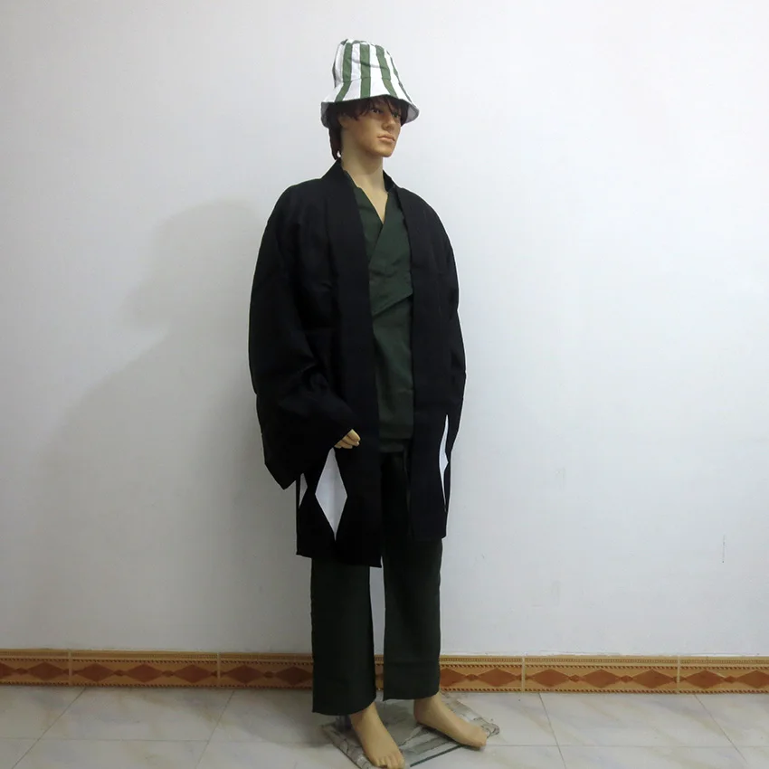 Bleach Urahara Kisuke костюм для костюмированной вечеринки на Рождество Хэллоуин униформа
