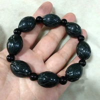 high quality chinese natural hetian qing jade bracelet beads bangles for men women jewellery