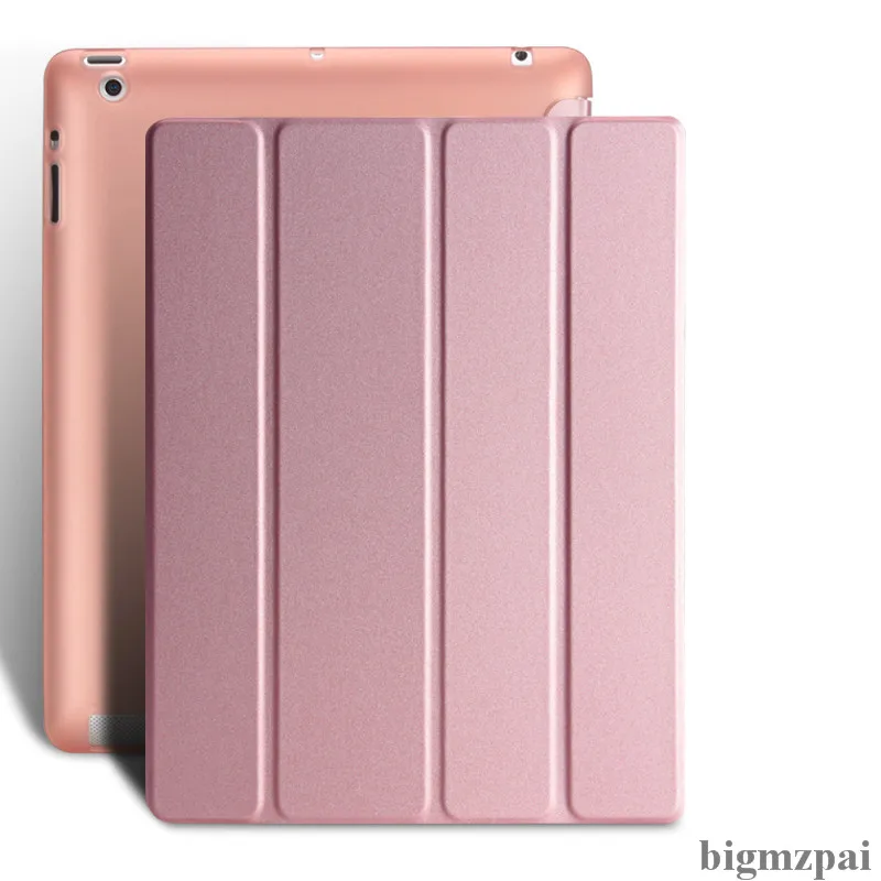 Чехол для iPad 2 3 4 чехол из ТПУ ультра тонкий трехслойный умный флип ipad защитный +