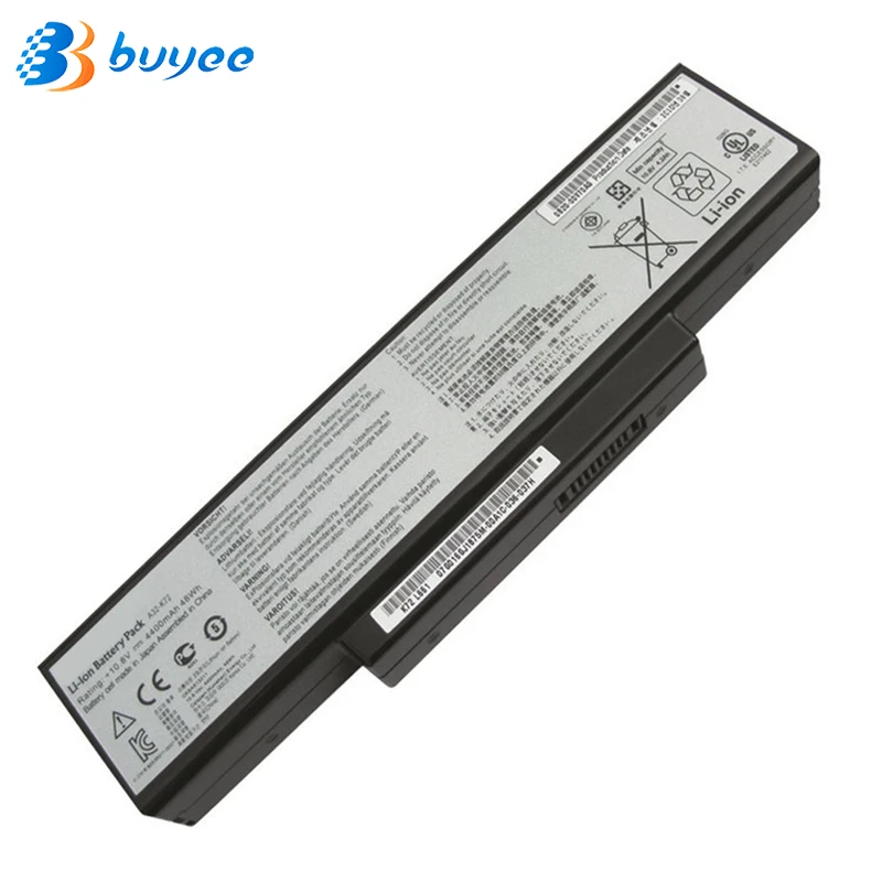 

Аккумулятор A32-K72 A32-N71 для Asus K72DR K72D K72F K72JR K73 K73SV K73S K73E N73SV, 6 ячеек, 5200 мА · ч