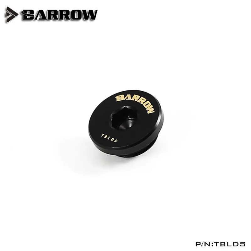 

Barrow water cooler Stop Fitting Ultra-thin Recessed Hexagon Black/Silver/White/Gold Hand Twist heatsink gadget