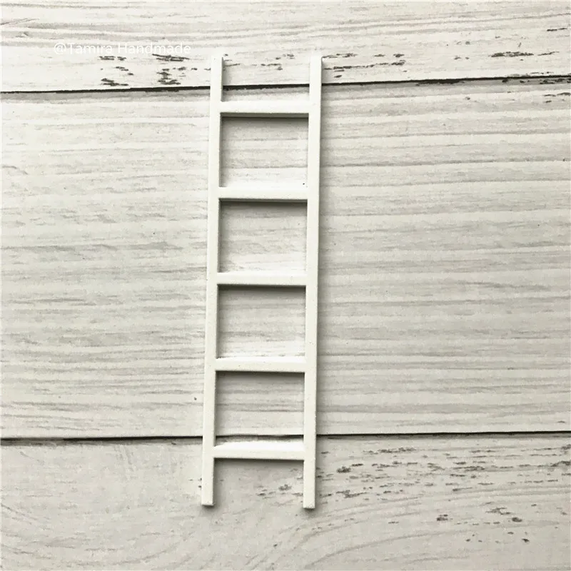White Ladder Ручная работа сказочная дверь отличный подарок для ребенка миниатюрный волшебный зуб сказочная дверь суккулент miniascape аксессуар белая лестница - Цвет: White Ladder