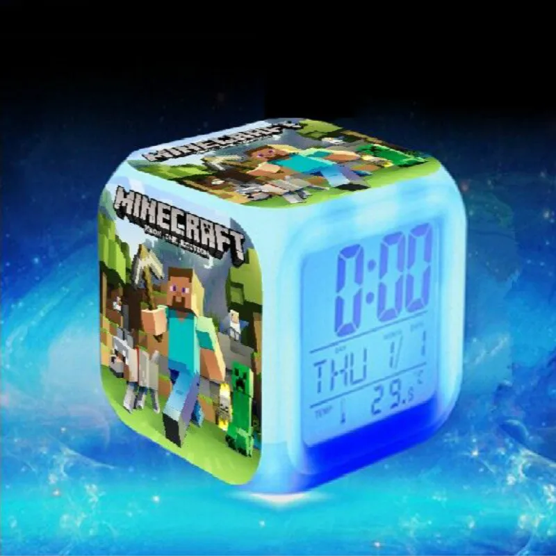 3 Мультяшный детский будильник reloj despertador TNT цифровые часы красочные светящиеся wekker настольные светодиодный светильник wake up Reveil - Цвет: 3