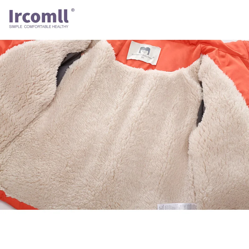 Ircomll высокого качества для мальчиков зимние парки детей Детские Зимние