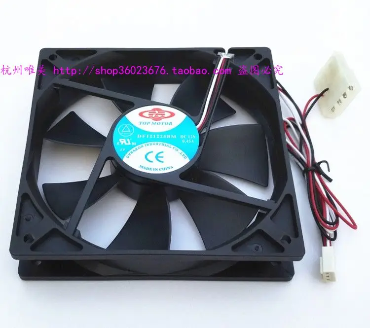 Новый верхний двигатель DF121225BM-3 12025 12 см ATX 3 линии двойной шарикоподшипник большой