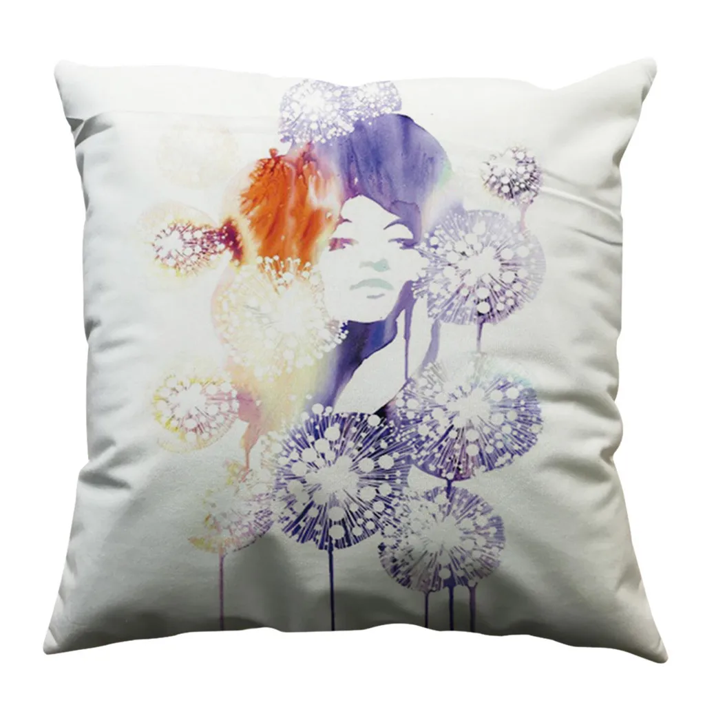 Наволочки Минималистичная подушка чехол из хлопка мягкий диван наволочка для