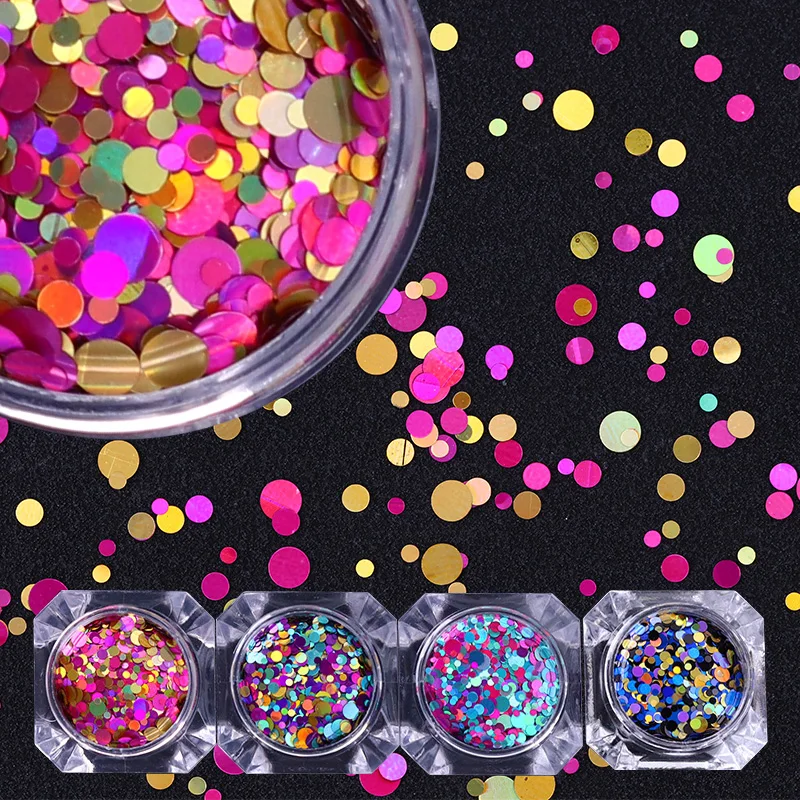 10 мл лимонная зернистая Шестигранная пудра с блестками для ногтей | Красота и