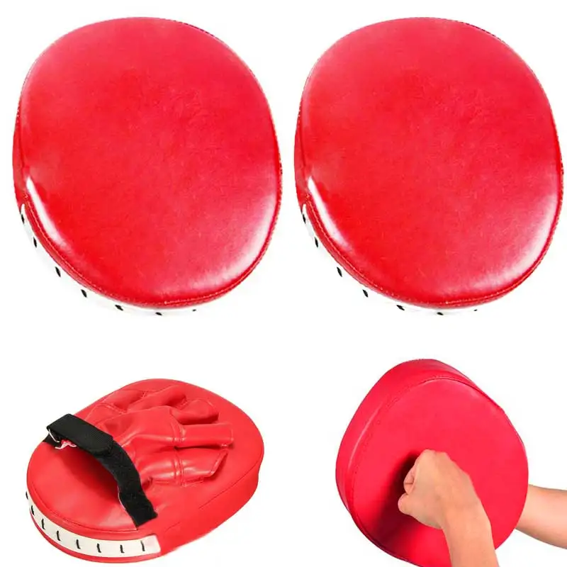 2pcs PU Boxing Hand Target Free Combat Muay Thai Martial Arts Five Fingers Gloves Taekwondo Training C55K Sale | Спорт и развлечения