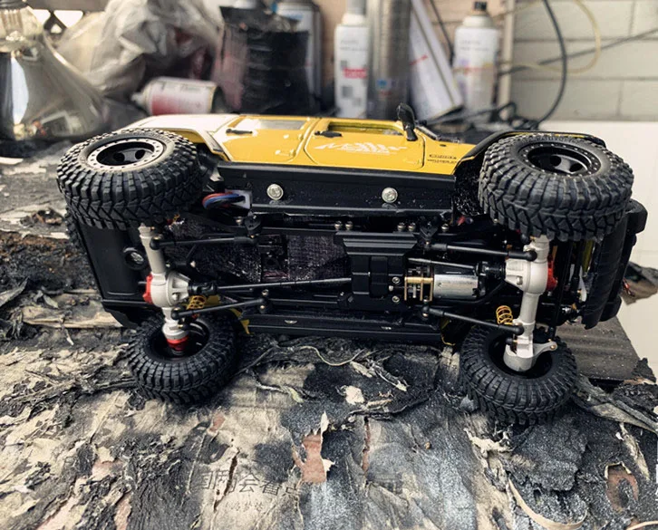 Ручная работа 1:24 RC Гусеничный gk24 альпинистская мофификация автомобиля модифицированная модель автомобиля для Wrangler