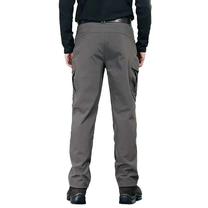 Тактические штаны-карго Multicam мужские зимние лыжные Военные флисовые мягкие