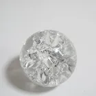 Хрустальные Мраморные Шарики 50 мм фэн-шуй, домашние декоративные шарики со льдом и трещинами, украшения для водных фонтанов, бонсай, сферический шар, украшение для террариума