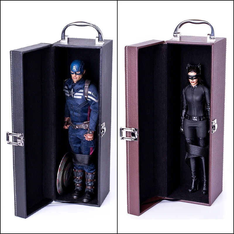 Estartek 1/6 PU портативный ящик для хранения 12 дюймовых экшн фигурок сделай