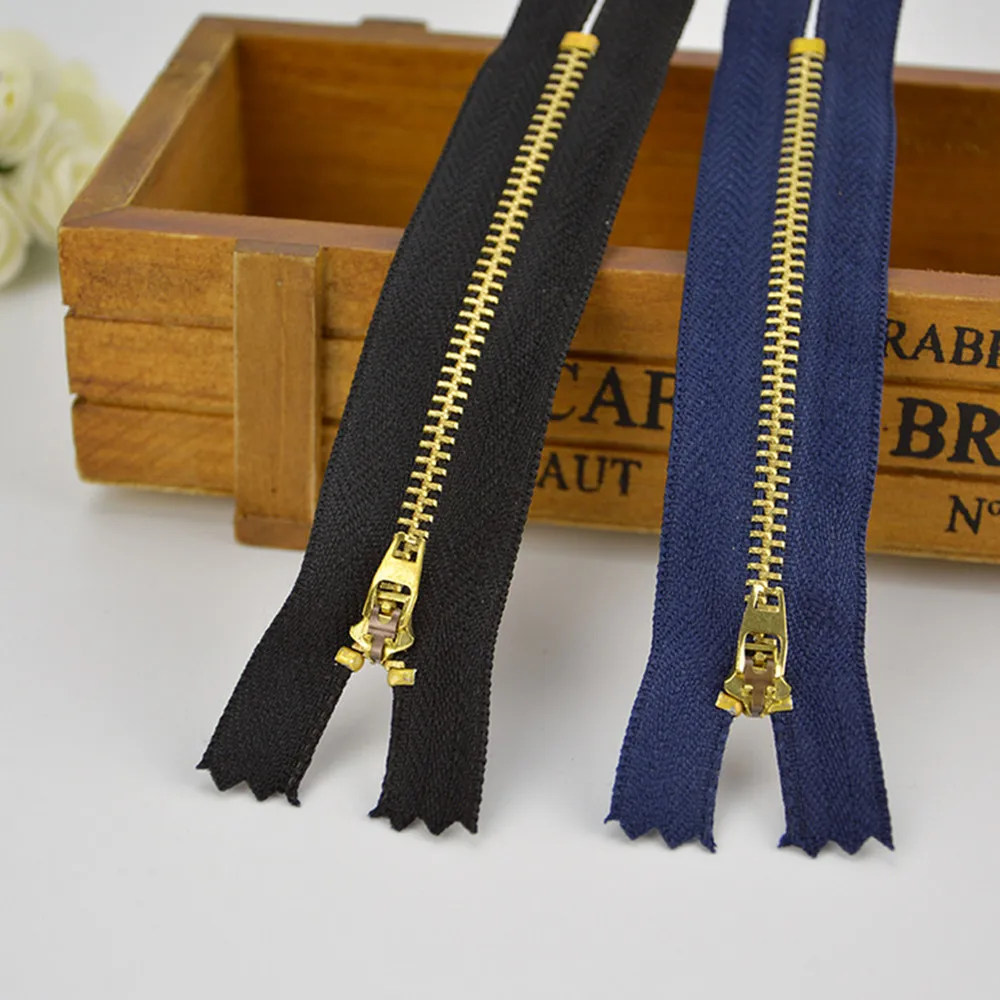 100 шт./лот застежка молния металлическая нить швейная аксессуары джинсы